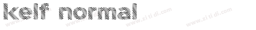 kelf normal字体转换 kelf normal字体转换
